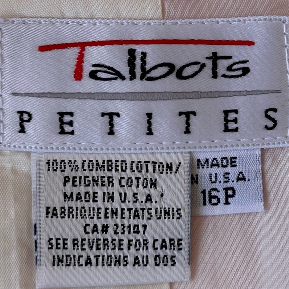 Talbots Petites Women’s Seersucker Suit Pink/White Stripe Single Breast Size 16P - Picture 10 of 15